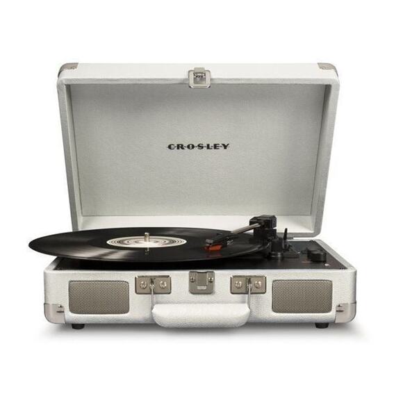 Crosley Cruiser Deluxe Stereo Turntable - White Sand - CR8005D-WS - Picture 6 of 6